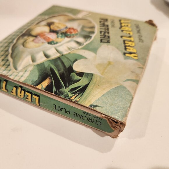 Vintage Chrome Plate Leaf Tray (small) - Picture 8 of 8